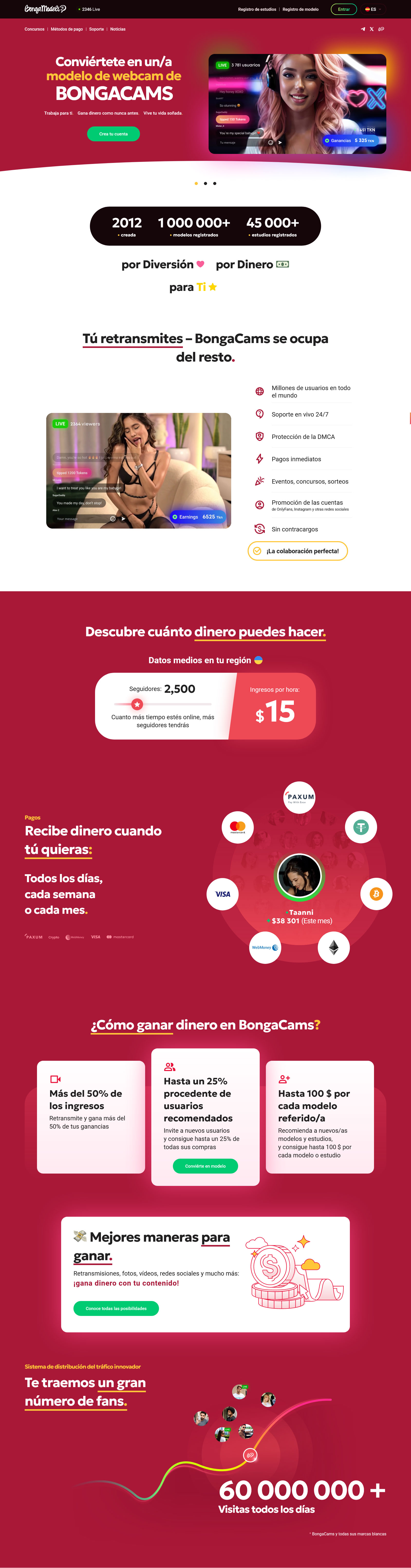 OPORTUNIDAD COMO MODELO POR INTERNET ONLINE EN UN ENTORNO DOMÉSTICO
